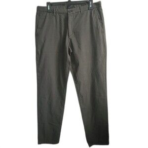 Theory Men's Blake Patton Slim Fit chino Pants size 33 Olive Green
